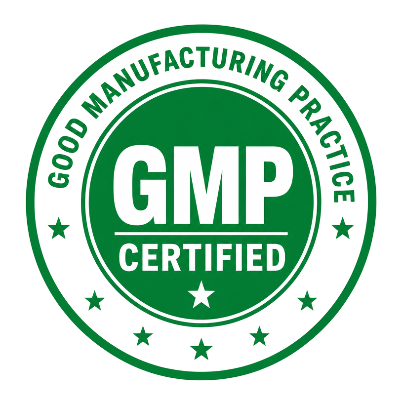 GMP Certified — Good Manufacturing Practice
